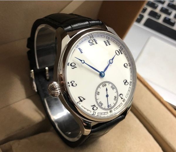 44mm no white dial asian 6497 17 jewels hand wind movement men's watch mechanical watches gr51-20, Slivery;brown
44mm no white dial asian 6497 17 jewels hand wind movement men's watch mechanical watches gr51-20, Slivery;brown
