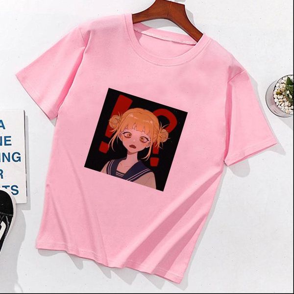 yandere himiko toga kawaii print t shirt otaku summer short sleeve women clothes harajuku japanses style anime pink t shirt, White
yandere himiko toga kawaii print t shirt otaku summer short sleeve women clothes harajuku japanses style anime pink t shirt, White
