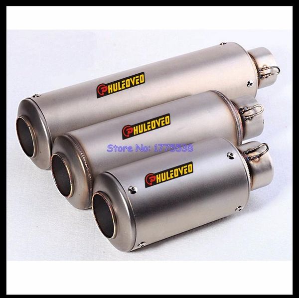 motorcycle exhaust system phuleoveo length 260mm inlet 51mm universal stainless steel motorbike pipe muffler db killer
motorcycle exhaust system phuleoveo length 260mm inlet 51mm universal stainless steel motorbike pipe muffler db killer