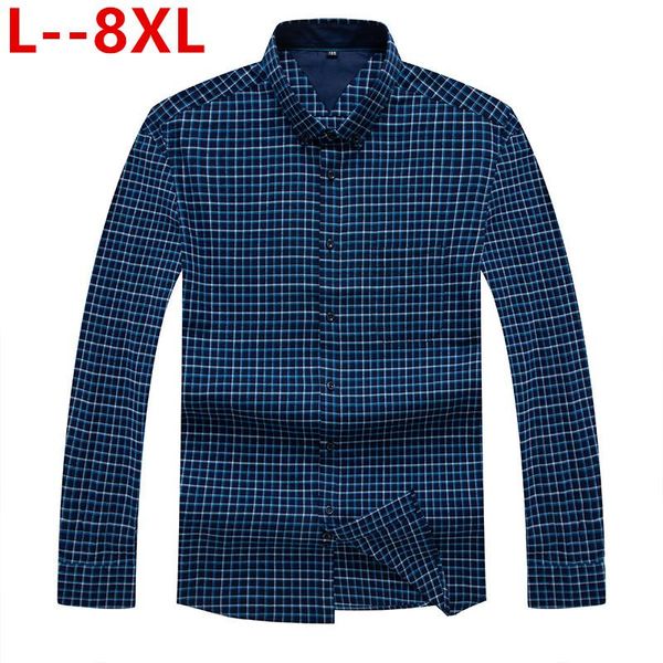 6xl flannel plaid men 8xl shirt cotton spring autumn casual long sleeve dress shirts soft comfort slim fit button down clothes, White;black
6xl flannel plaid men 8xl shirt cotton spring autumn casual long sleeve dress shirts soft comfort slim fit button down clothes, White;black