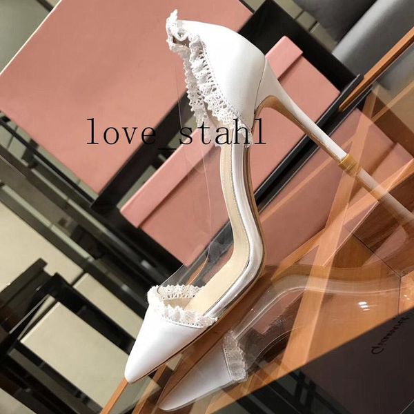 dress shoes 2021 lovestahl summer woman genuine leather stitching pvc transparent high heel lace flower tip wedding party, Black
dress shoes 2021 lovestahl summer woman genuine leather stitching pvc transparent high heel lace flower tip wedding party, Black