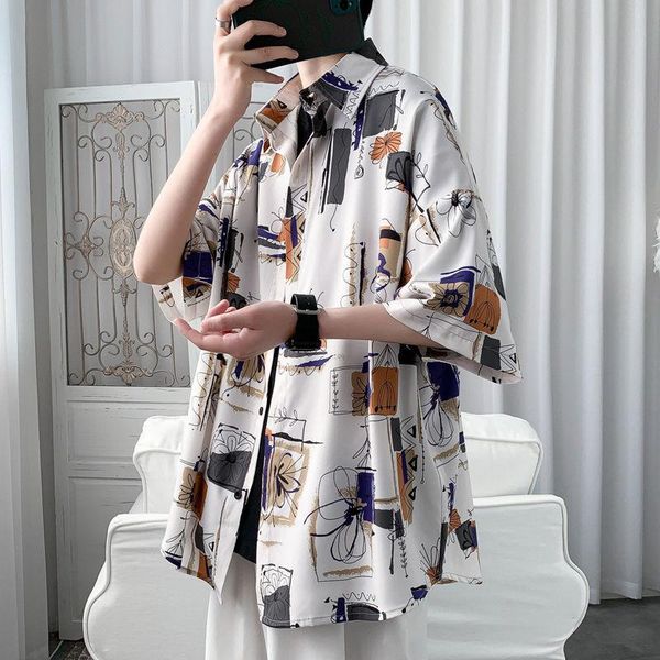 men's t-shirts very fairy shirt male ruffian handsome korean version trend cartoon print short sleeve jacket five minutes inch, White;black
men's t-shirts very fairy shirt male ruffian handsome korean version trend cartoon print short sleeve jacket five minutes inch, White;black