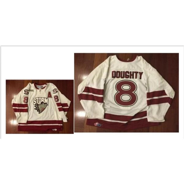 goodjob men youth women vintage #8 ohl guelph storm drew doughty hockey jersey size s-5xl or custom any name or number, Black
goodjob men youth women vintage #8 ohl guelph storm drew doughty hockey jersey size s-5xl or custom any name or number, Black