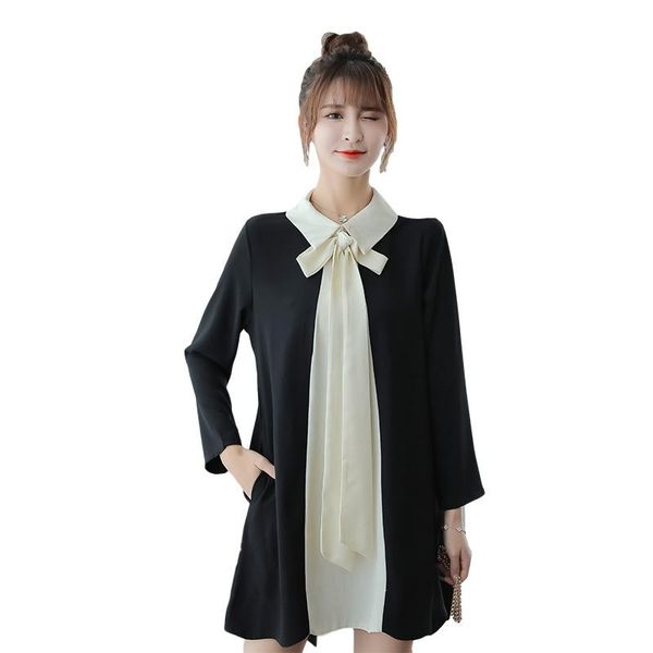 maternity dresses pregnancy clothes spring and autumn fashion dress lace bow pregnant woman long sleeve top, White
maternity dresses pregnancy clothes spring and autumn fashion dress lace bow pregnant woman long sleeve top, White