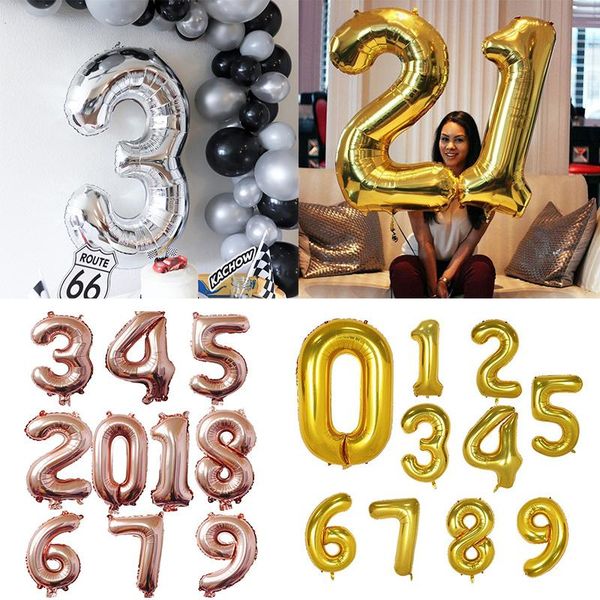 40 inch big size gold sliver rose gold number balloon digit 0-9 balloon child birthday wedding decor party supplies
40 inch big size gold sliver rose gold number balloon digit 0-9 balloon child birthday wedding decor party supplies
