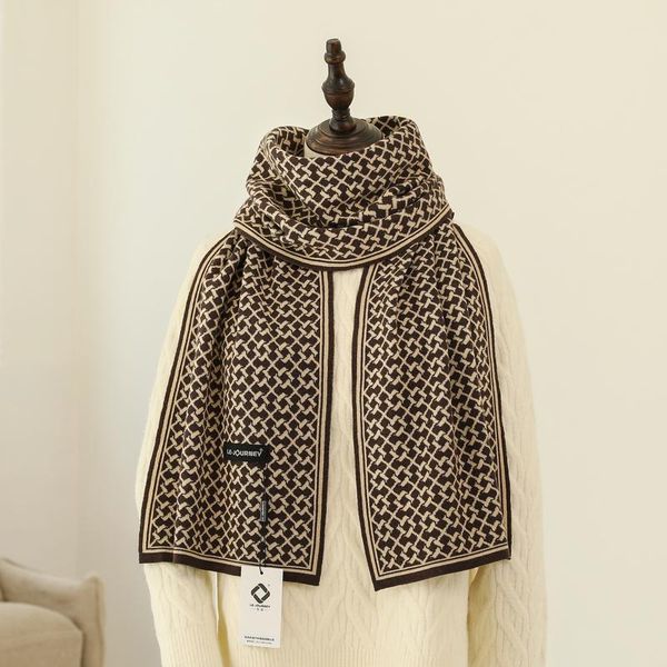 scarves wool scarf for men and women autumn winter long style european american fashion versatile warm thickened neckband, Blue;gray
scarves wool scarf for men and women autumn winter long style european american fashion versatile warm thickened neckband, Blue;gray