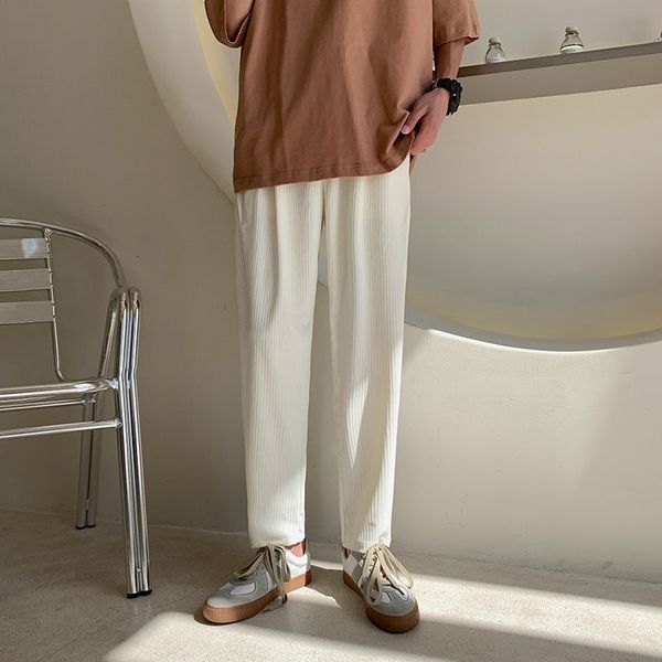 men's pants summer thin casual fashion solid color wide-leg men streetwear loose straight ice silk mens m-5xl 61t9, Black
men's pants summer thin casual fashion solid color wide-leg men streetwear loose straight ice silk mens m-5xl 61t9, Black