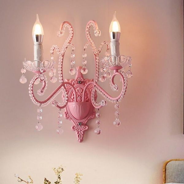 wall lamp korean style princess room european pink bedroom bedside decoration girl children beautiful crystal lb100915
wall lamp korean style princess room european pink bedroom bedside decoration girl children beautiful crystal lb100915
