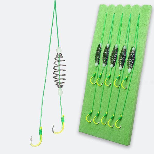 5 pcs/lot anti-winding carbon steel fishing hooks double barbed hook with pe line carp fishing anzol luminous accessory
5 pcs/lot anti-winding carbon steel fishing hooks double barbed hook with pe line carp fishing anzol luminous accessory