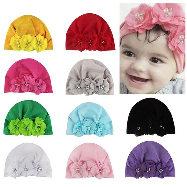 children's pullover chiffon pearl floral print hat soft newborn girls infant baby beanie cap protective cap for kids accessories, Yellow
children's pullover chiffon pearl floral print hat soft newborn girls infant baby beanie cap protective cap for kids accessories, Yellow