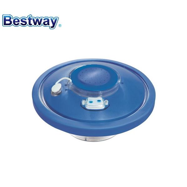 58493 3-color 3-mode led float pool fountain light show waterproof pool lamp li battery light range dia 2.43m ht 1.52m
58493 3-color 3-mode led float pool fountain light show waterproof pool lamp li battery light range dia 2.43m ht 1.52m