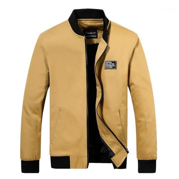 men's jackets men's casual jacket stand collar spring and autumn solid color mens fashion clothing baseball men coat slim fit, Black;brown
men's jackets men's casual jacket stand collar spring and autumn solid color mens fashion clothing baseball men coat slim fit, Black;brown