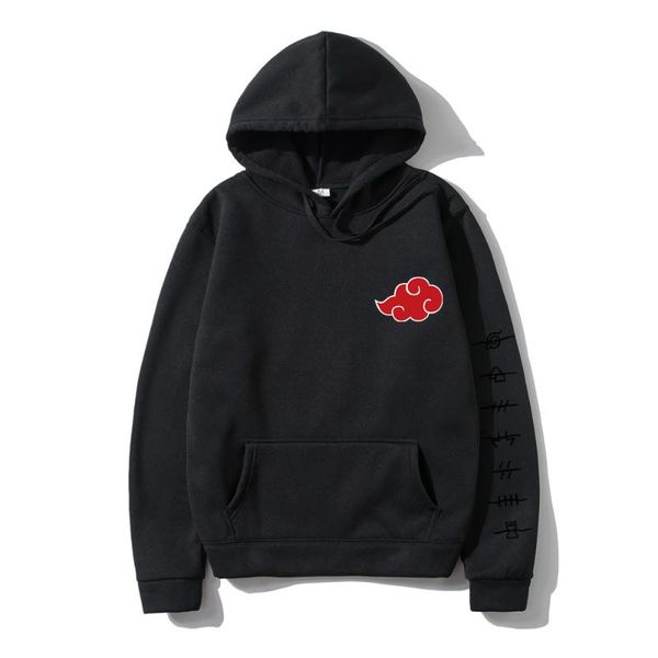 men's hoodies & sweatshirts and women's hooded sweatshirt, with cloud symbol pattern from japanese anime, large street clothes, Black
men's hoodies & sweatshirts and women's hooded sweatshirt, with cloud symbol pattern from japanese anime, large street clothes, Black