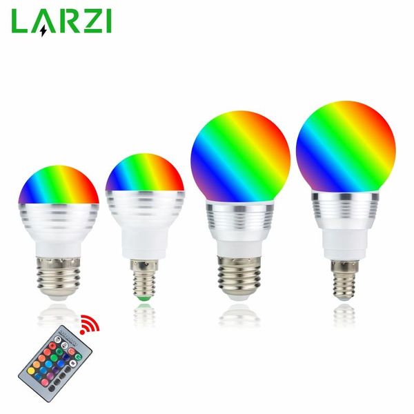 bulbs rgb led bulb e27 e14 3w 5w 16 color changing magic light lamp 85-265v 110v 220v spotlight with remote control
bulbs rgb led bulb e27 e14 3w 5w 16 color changing magic light lamp 85-265v 110v 220v spotlight with remote control
