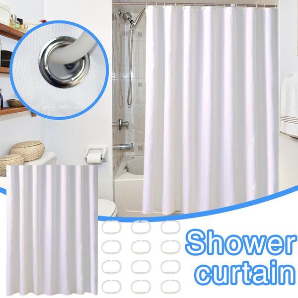 white shower curtains waterproof thick solid bath curtains for bathroom bathtub large wide bathing cover hooks #t3g
white shower curtains waterproof thick solid bath curtains for bathroom bathtub large wide bathing cover hooks #t3g