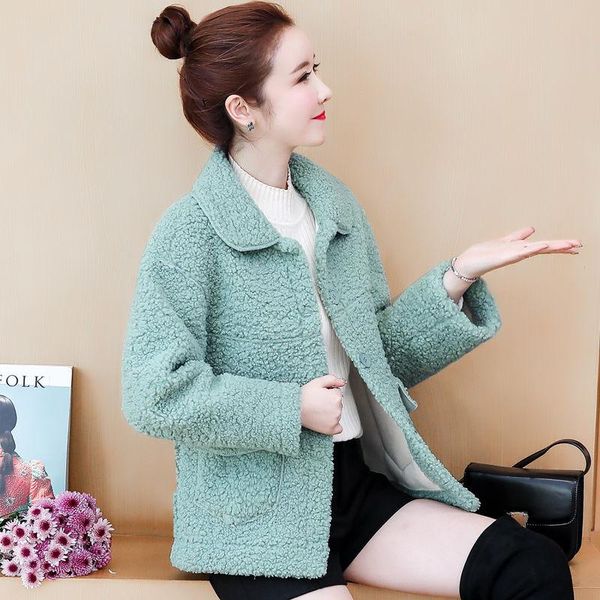 women's jackets thickened lamb sweatshirts cardigan autumn winter 2021 korean loose faux fur coat jacket mujer chaqueta, Black;brown
women's jackets thickened lamb sweatshirts cardigan autumn winter 2021 korean loose faux fur coat jacket mujer chaqueta, Black;brown