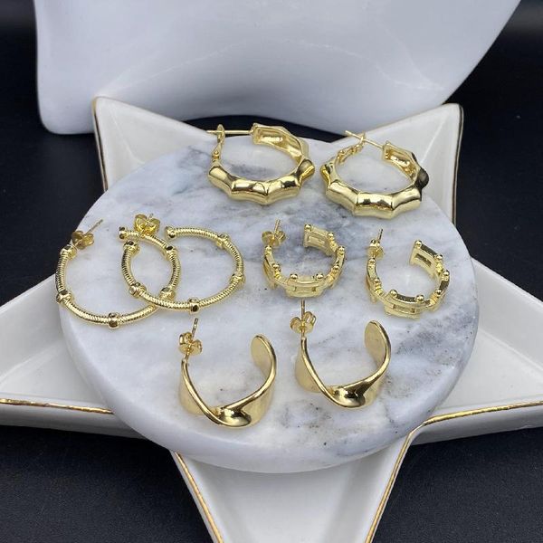 hoop & huggie 5pairs luxury gold color trendy designer statement chunky earrings wedding vintage fashion jewelry for women, Golden;silver
hoop & huggie 5pairs luxury gold color trendy designer statement chunky earrings wedding vintage fashion jewelry for women, Golden;silver