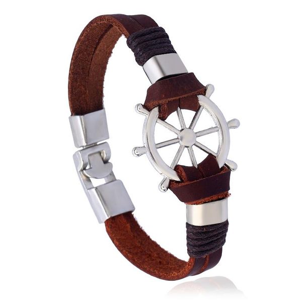 charm bracelets diaominfengqing-black leather bracelet for men and women, helmet bracelet, fashion, Golden;silver
charm bracelets diaominfengqing-black leather bracelet for men and women, helmet bracelet, fashion, Golden;silver