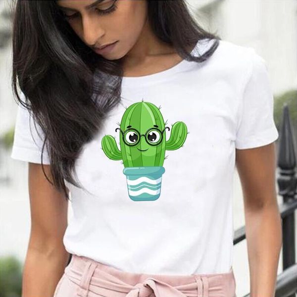women's t-shirt fashion short sleeve casual t shirt women cotton funny cactus succulent plants lover print tee femme camiseta mujer, White
women's t-shirt fashion short sleeve casual t shirt women cotton funny cactus succulent plants lover print tee femme camiseta mujer, White