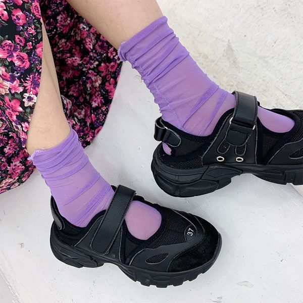 19 summer thin ins color elegant mh elastic pile sandals middle tube women' socks, Red;black
19 summer thin ins color elegant mh elastic pile sandals middle tube women' socks, Red;black