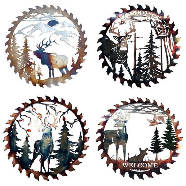 decorative objects & figurines metal deer wall art cut decor rustic forest tree sculpture animal artwork for home garden
decorative objects & figurines metal deer wall art cut decor rustic forest tree sculpture animal artwork for home garden