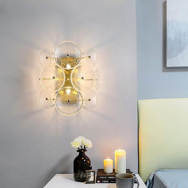 fss nordic wall lamp round bubble glass light luxury wall lamp villa living room background aisle bedroom bedside
fss nordic wall lamp round bubble glass light luxury wall lamp villa living room background aisle bedroom bedside