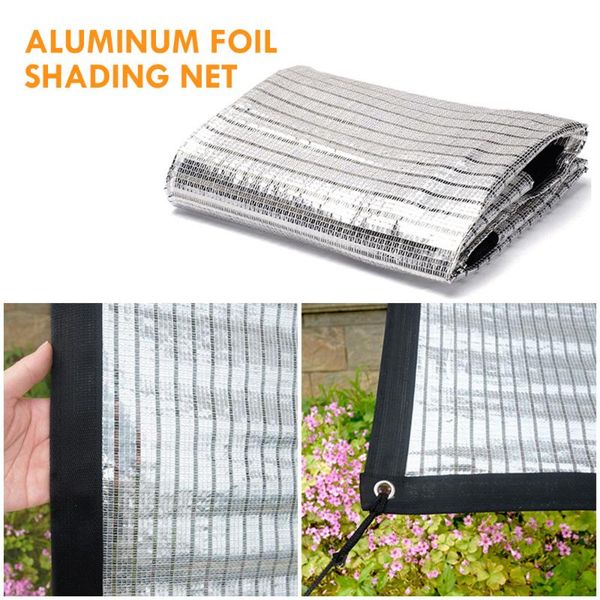 shade reflective aluminum cloth with reinforcing binding mounted grommets pets cars net 1x2m gardening cooling
shade reflective aluminum cloth with reinforcing binding mounted grommets pets cars net 1x2m gardening cooling