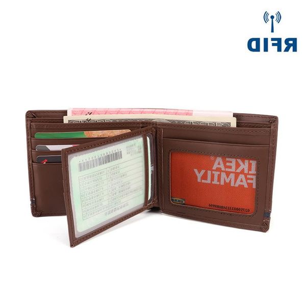 wallet rfid leather business hand men's retro anti-magnetic multi-card short sacwb
wallet rfid leather business hand men's retro anti-magnetic multi-card short sacwb