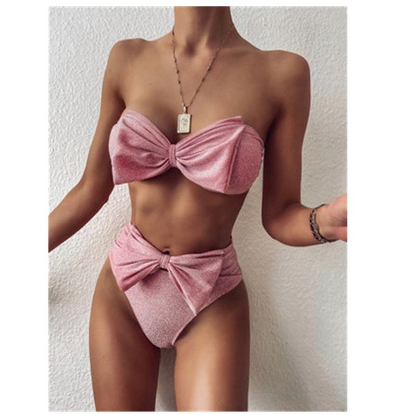 womens bow-knot solid colors swimwear fashion trend gather bras briefs split bikini swimsuit summer female new bright silk beach bikini sets, White;black
womens bow-knot solid colors swimwear fashion trend gather bras briefs split bikini swimsuit summer female new bright silk beach bikini sets, White;black