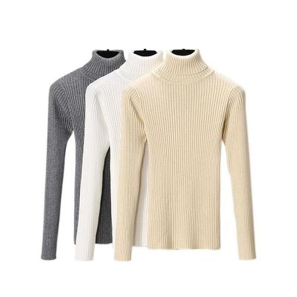 women's knits & tees spring autumn knitted sweater turtleneck female pullover long sleeve slim plus size lady clothes winter bottoming, White
women's knits & tees spring autumn knitted sweater turtleneck female pullover long sleeve slim plus size lady clothes winter bottoming, White