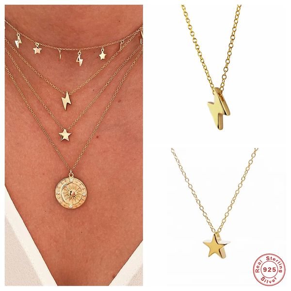 aide 925 sterling silver star lightning pendant necklaces for women charm chain choker stackable gold necklace fine jewelry
aide 925 sterling silver star lightning pendant necklaces for women charm chain choker stackable gold necklace fine jewelry