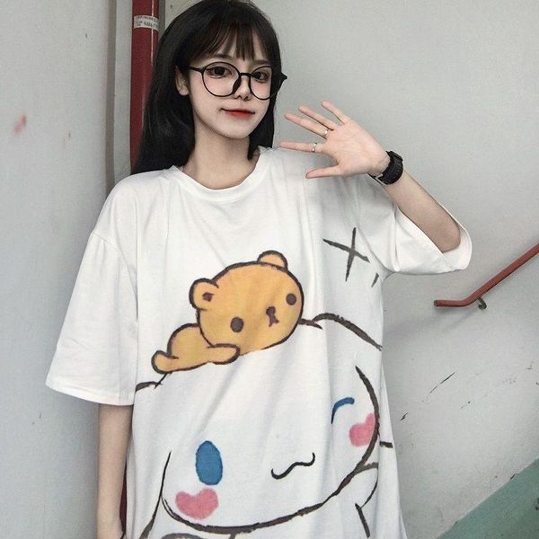 women's t-shirt kawaii amine tshirt streetwear oversized t shirt harajuku cool japan cute casual gothic funny punk girl, White
women's t-shirt kawaii amine tshirt streetwear oversized t shirt harajuku cool japan cute casual gothic funny punk girl, White
