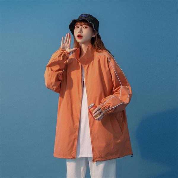 women's jackets women jacket spring and autumn solid casual coat patchwork loose bomber vintage for 2021 korean, Black;brown
women's jackets women jacket spring and autumn solid casual coat patchwork loose bomber vintage for 2021 korean, Black;brown