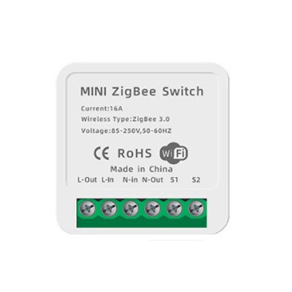 smart home control tuya zigbee mini diy switch 16a life app voice automation relay module
smart home control tuya zigbee mini diy switch 16a life app voice automation relay module