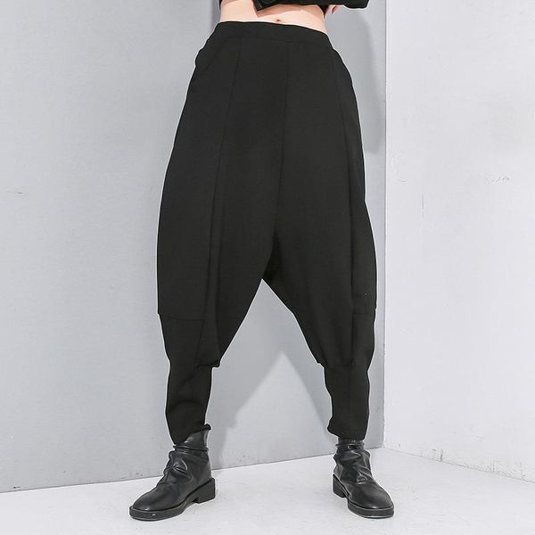 women's pants & capris asymsay spring autumn high elastic waist loose harem large size casual women long cross al2078, Black;white
women's pants & capris asymsay spring autumn high elastic waist loose harem large size casual women long cross al2078, Black;white