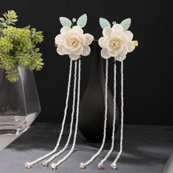 other chinese style hair grips jewelry hairpins white flower leaf fresh clips girls women accessories vl, Golden;white
other chinese style hair grips jewelry hairpins white flower leaf fresh clips girls women accessories vl, Golden;white