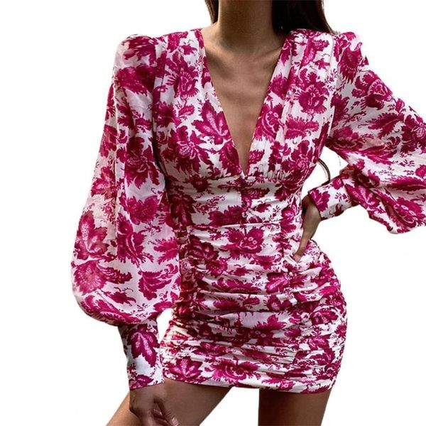 casual dresses 60% dropfashion women dress floral print lantern sleeve autumn deep v neck ruched for daily wear, Black;gray
casual dresses 60% dropfashion women dress floral print lantern sleeve autumn deep v neck ruched for daily wear, Black;gray
