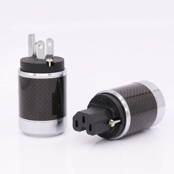 smart power plugs one pair rhodium plated carbon fiber us plug fi-50m(r) +iec style
smart power plugs one pair rhodium plated carbon fiber us plug fi-50m(r) +iec style