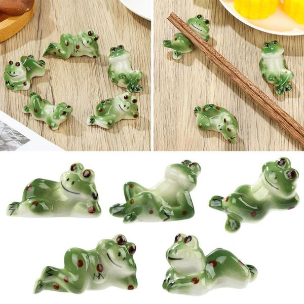chopsticks 5pcs home ceramic table decoration animal frog chopstick rest spoon fork holder rack chop sticks
chopsticks 5pcs home ceramic table decoration animal frog chopstick rest spoon fork holder rack chop sticks
