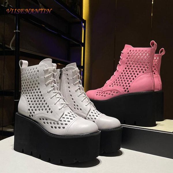 boots retro hollow breathable sandals thick-soled personality female summer 2021 british style comfortable short, Black
boots retro hollow breathable sandals thick-soled personality female summer 2021 british style comfortable short, Black
