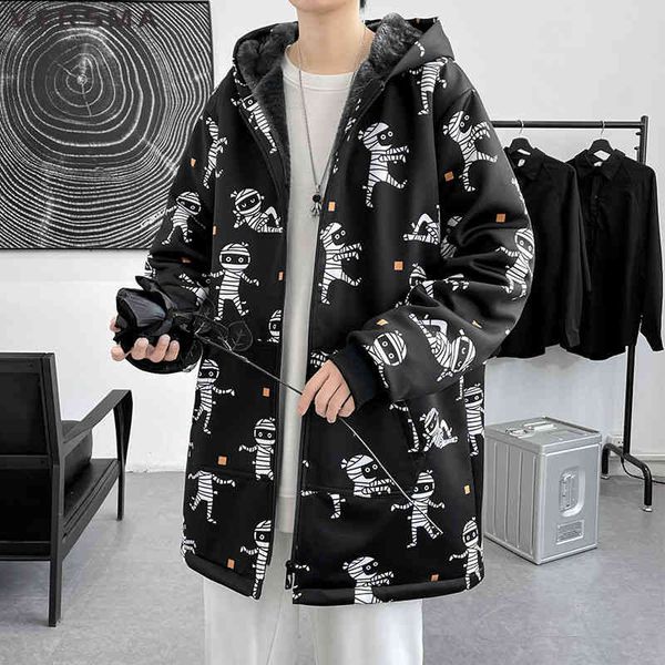 gothic korean kpop mummy versma print trench coat men winter velvet hip hop hood windbreaker thick long jacket dropshipping, Black
gothic korean kpop mummy versma print trench coat men winter velvet hip hop hood windbreaker thick long jacket dropshipping, Black