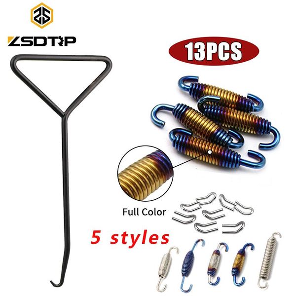 motorcycle exhaust system zsdtrp 13pcs/set pipe muffler mounting spring hooks stainless steel for 51mm 61mm link pipes
motorcycle exhaust system zsdtrp 13pcs/set pipe muffler mounting spring hooks stainless steel for 51mm 61mm link pipes