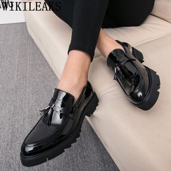 brogue shoes men formal coiffeur wedding shoes men elegant italian brand gold party shoes for men tassel sepatu slip on pria, Black
brogue shoes men formal coiffeur wedding shoes men elegant italian brand gold party shoes for men tassel sepatu slip on pria, Black