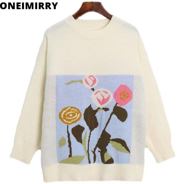women's sweaters women sweet printed aesthetic sweater fashion korean knitted pullovers long sleeve jumper female white clothes fall 20, White;black
women's sweaters women sweet printed aesthetic sweater fashion korean knitted pullovers long sleeve jumper female white clothes fall 20, White;black