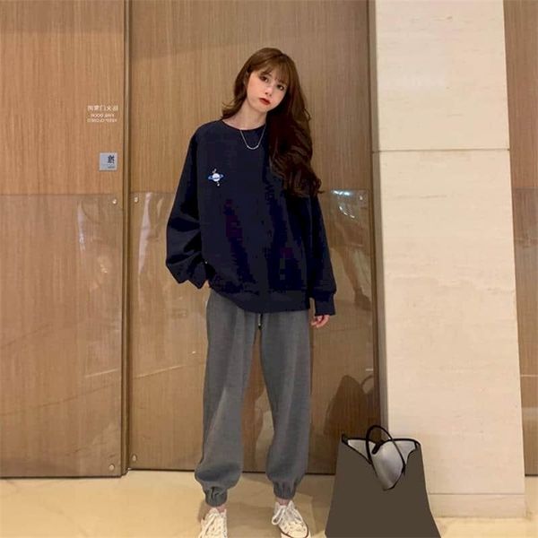 autumn two piece set women korean long sleeve pullover wonen clothing matching sets sweat suits lounge wear full pants 211126, White
autumn two piece set women korean long sleeve pullover wonen clothing matching sets sweat suits lounge wear full pants 211126, White