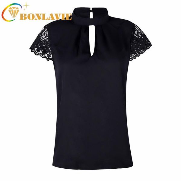 women's blouses & shirts summer chiffon short lace sleeve round collar hollow out solid color white red black blue ladies clothing
women's blouses & shirts summer chiffon short lace sleeve round collar hollow out solid color white red black blue ladies clothing