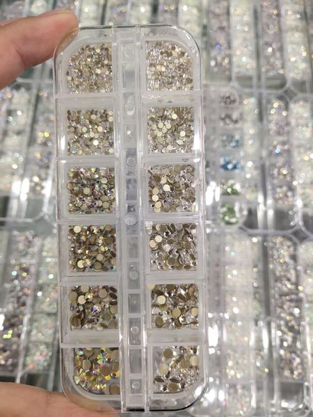nail art decorations 1 box 1440pcs pack 3d glass white/clear crystal rainbow ab flat back rhinestones rhinestone ,kjoo877, Silver;gold
nail art decorations 1 box 1440pcs pack 3d glass white/clear crystal rainbow ab flat back rhinestones rhinestone ,kjoo877, Silver;gold
