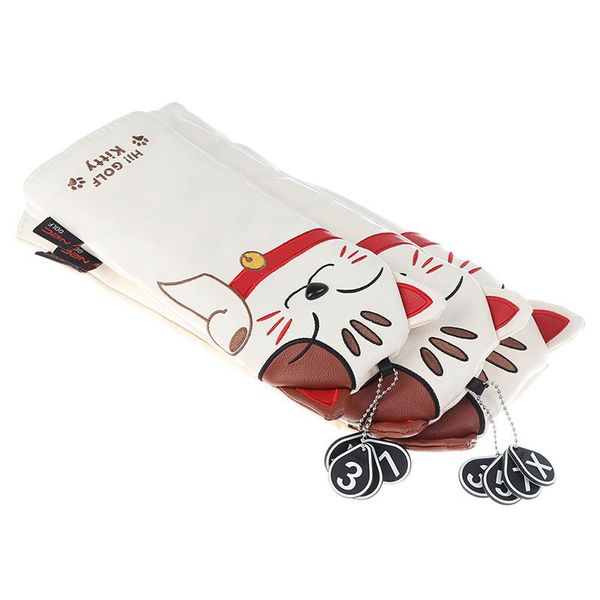 storage bags golf club head covers cartoon animal cat headcover driver fairway wood hybrid set
storage bags golf club head covers cartoon animal cat headcover driver fairway wood hybrid set