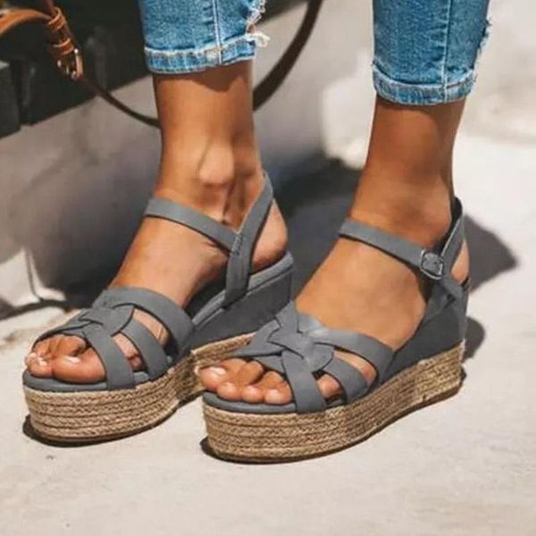 sandals female pu high heels footwear women platform buckle strap wedge shoes fashion womens, Black
sandals female pu high heels footwear women platform buckle strap wedge shoes fashion womens, Black
