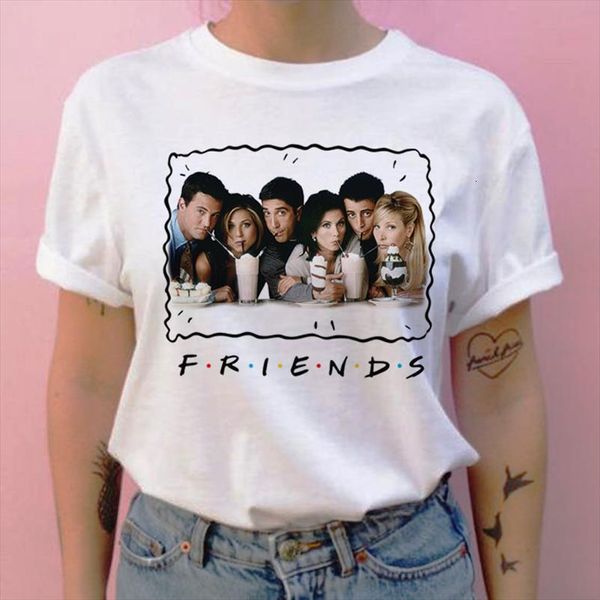 friend tv show harajuku womens t shirts cartoon grunge streetwear summer femme clothes printing, White
friend tv show harajuku womens t shirts cartoon grunge streetwear summer femme clothes printing, White